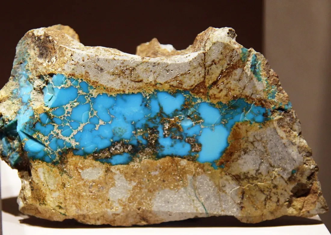 Natural turquoise specimen from the American Southwest