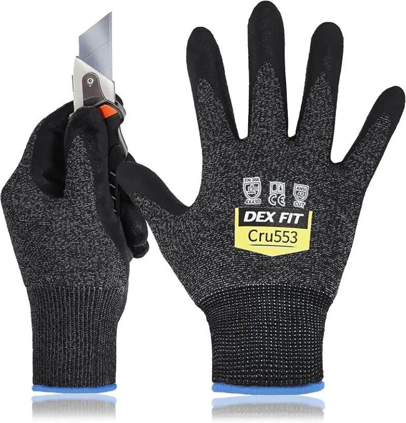 G & F Nitrile Coated Work Gloves 12-Pair