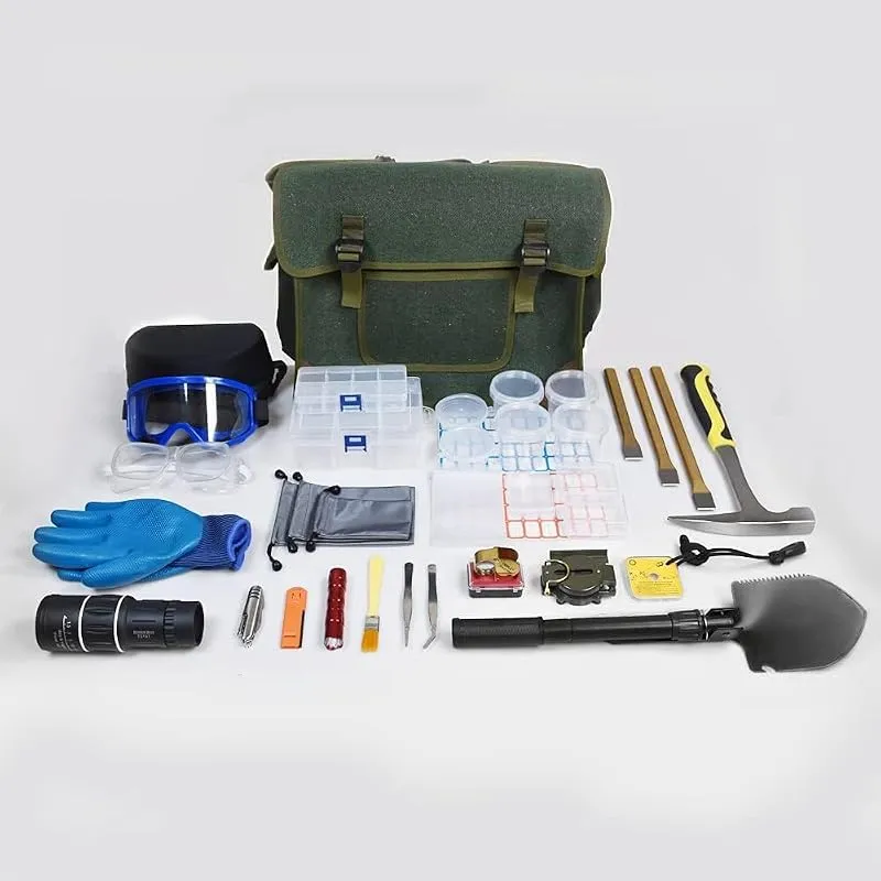 XXTTWW 55-Piece Geology Hammer Kit