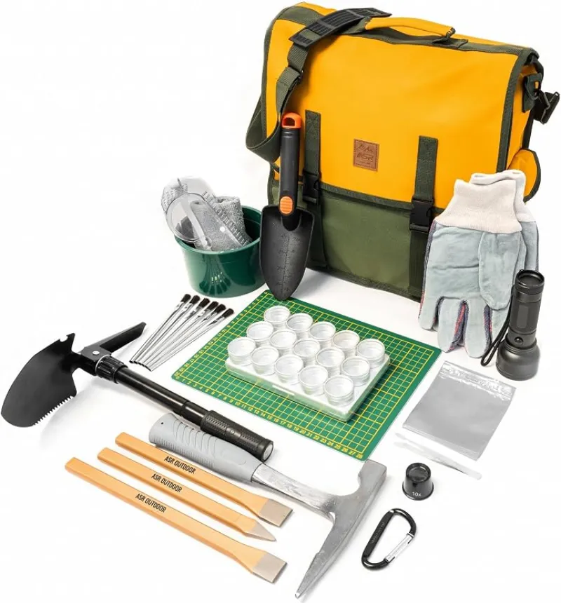 ASR Outdoor 38pc Deluxe Rock Hounding Kit