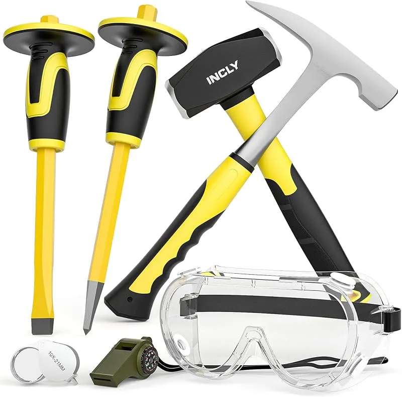 INCLY 7 Pcs Sledge & Pick Kit