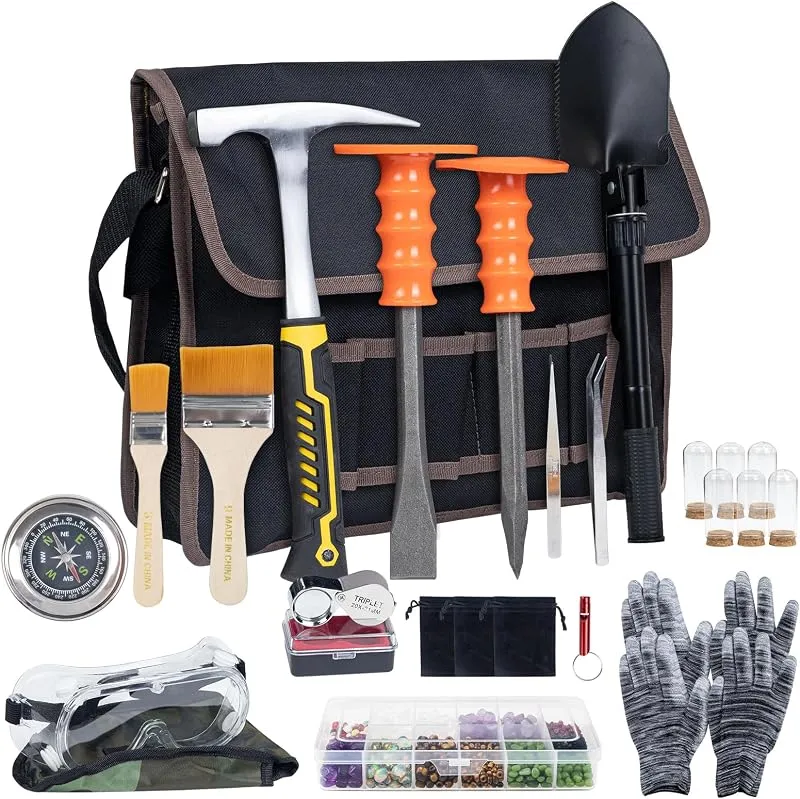 DigNew 25PCS Rock Hammer Kit